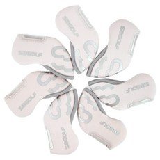 SB Golf Soft Guard 鐵桿套, 白色, 7個