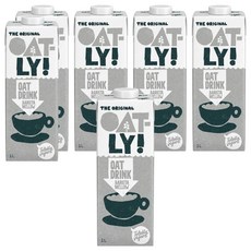 OATLY 麥柔咖啡師 燕麥奶, 6個, 1L