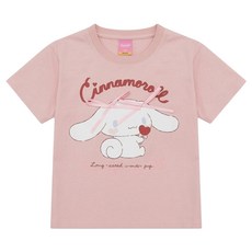CACO 女童款 M大耳狗立體蝴蝶結上衣