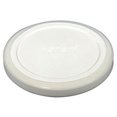 karari 瞬吸速乾珪藻土杯墊 圓型, 白色, 1個