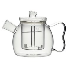 YiWuYao 一屋窑 玻璃茶壺 Y-005, 透明, 1個, 860ml