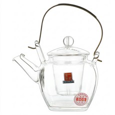 YiWuYao 一屋窑 玻璃茶壺 FH-2032MNS, 透明, 1個, 400ml