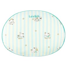 La vikit 嬰幼兒用 Liner Luft 頭型枕 + 帕恰狗枕頭套組, 藍色(條紋), 1套