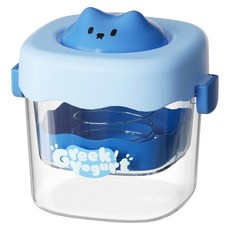Couselect 希臘優格過濾器 乳清分離濾網 卡通款, 淡藍色, 1個
