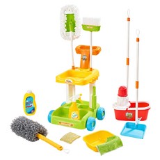 PLAYFUL TOYS 頑玩具 清潔推車組, 混和顏色, 1套