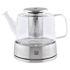 ZWILLING 雙人 玻璃茶壺 + 底座, 透明色, 1個, 800ml