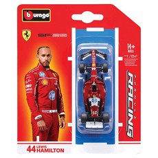 브라고 1:64 F1 레이싱카 프리휠 다이캐스트 라이센스, Ferrari SF25 44, 1개