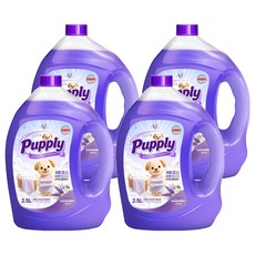 퍼플리 실내건조 일반용 드럼용 세탁 액체세제 라벤더향, 4개, 2.5L