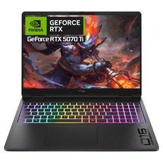 HP 2026 하이퍼엑스 오멘 맥스 16 코어Ultra9 인텔 14세대 지포스 RTX 5070 Ti, Shadow Black, 16-ah1074TX, 1TB, 32GB, WIN11 Pro