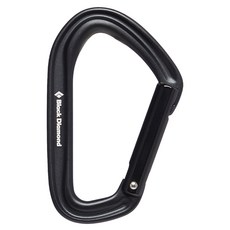 Black Diamond Hot Forge 直門登山扣, 黑色, 1個