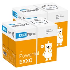 엑소 큐트베어 복사용지 75g, A4, 5000개