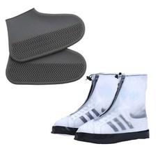 달모아 휴대용 실리콘 신발 + 방수커버 덧신, D세트(250~270mm), 1세트