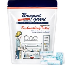 BOUQUET GARNI 洗碗機用清潔錠, 10g, 50片