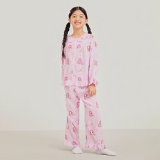 SPAO Kids 兒童Teenieping荷葉邊睡衣上下套裝