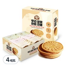 Super Mom 韓國米製煎餅 黑芝麻 24g x 8入 + 花生 24g x 8入 + 海苔 24g x 8入 組合, 4套, 576g