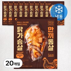 한끼통살 닭가슴살 데리야끼맛 (냉동), 100g, 1개입, 20개