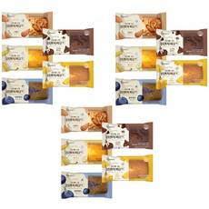 Delforu 磅蛋糕 起司口味+杏仁口味+香蕉口味+巧克力口味+藍莓口味 各3入組, 1組