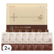 페이퍼백 초코프로틴 마이너스 쉐이크 7p, 420g, 2개