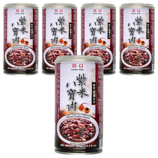 巧口 紫米八寶粥, 精選多種食材, 營養豐富, 口感豐富, 層次分明, 350g, 5罐