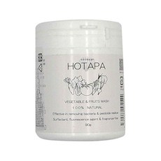 HOTAPA 清潔粉 蔬果用, 100% 天然, 有效去除细菌和农药残留, 无表面活性剂，无荧光剂，无香料 - 90g, 1罐