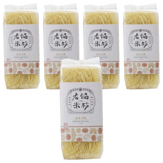 老鍋米粉 純米南瓜米粉, 92%在來米+8%新鮮南瓜, 無麩質, 無人工香料, 無人工色素, 無人工甜味劑, 200g, 5包