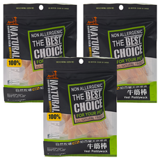 NATURAL FARM 自然牧場 牛筋棒 100%紐西蘭進口零食 無麩質 無任何添加物, 100g, 3包