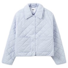 스파오 여성용 카라 경량 퀼팅 자켓