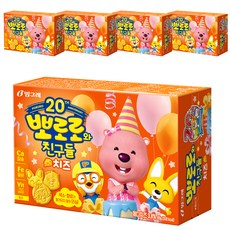 Binggrae 淘氣小企鵝造型餅乾 起司口味, 65g, 5個