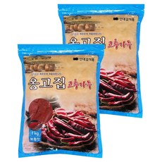 신대감 옹고집 고추가루 보통맛 찜 무침용, 1kg, 2개