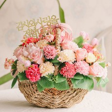 ASPASIA Hilda 康乃馨香皂花籃, 粉色的