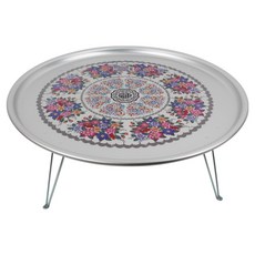 IDINA EXPO 復古折疊飯桌 矮腳飯桌 鍍鋅飯桌 超大 2號, 混合顏色