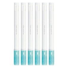 KUTSUWA STAD 輔助軸細火箭鉛筆 28 x 11 x 11mm 4g, 薄荷, 6支