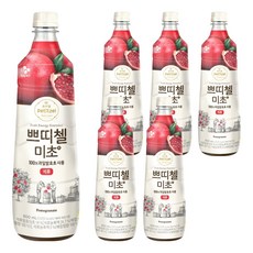 CJ petitzel 美酢石榴果醋, 900ml, 6瓶