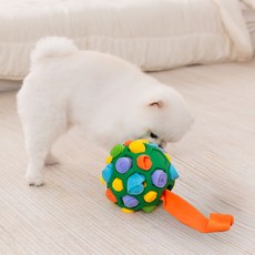 Leto 足球拉扯嗅聞狗狗玩具, 粉彩綠, 1個