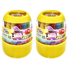 deLi 得力 油蠟筆, 18色, 2組