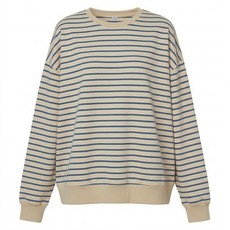 茵如瀾 寬鬆條紋大學T