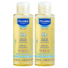 mustela 慕之恬廊 慕之幼親子按摩油, 100ml, 2瓶