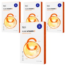 닥터지 퓨어 비타민 C 브라이트닝 마스크팩, 5개입, 3개