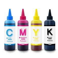 풀컬러즈 캐논 / HP / 삼성 / 엡슨 / LG / 브라더 호환리필잉크 250ml x 4종, 혼합색상, 1세트