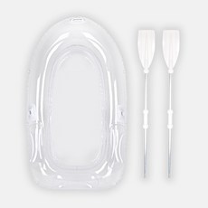 SWIM ABOUT 2人玻璃船套裝190cm, 透明, 1組