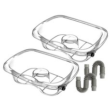 Dr.Felice J 老人洗髮盆 洗頭器, 透明, 2個