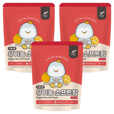 Little Spoon 孩童爆米香, 橘子口味, 30g, 3包