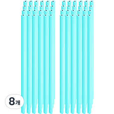 YOUNG ART 花朵鉛筆 B 愛心 12入, 藍色, 8個