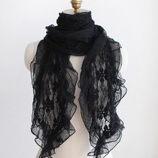 BABISOO 蕾絲造型圍巾