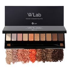 W.Lab 濃情巧克力眼影盤, 混色, 1入