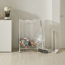 一鍵式清潔分類回收桶, 白色, 1個