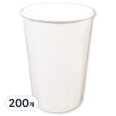 이로울생활 테이크아웃 무인쇄 종이컵 380ml, 200개, 1개입