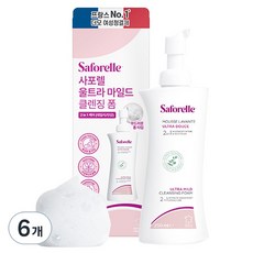 사포렐 울트라 마일드 클렌징폼, 250ml, 6개