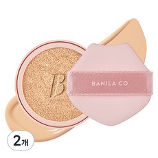 BANILA CO 芭妮蘭 精華亮粉色氣墊粉餅補充裝 12g, 23 Beige, 2顆