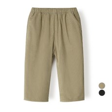 unifriend 兒童保暖燈芯絨雙層刷毛九分棉褲